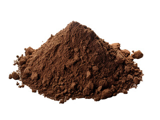 a pile of brown powder