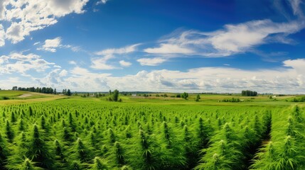 Fototapeta na wymiar marijuana cbd farm