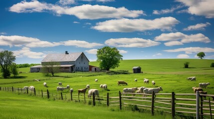 Obraz premium organic farm raised