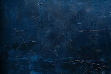 Textured blue paint on a wall.