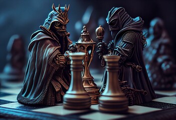 Fantasy Chess. Generative AI