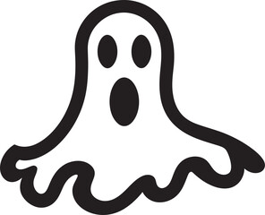 Pocket Sized Haunting Joys Sweet Black Ghost Symbols Petite Phantom Delights Tiny Vector Graphics