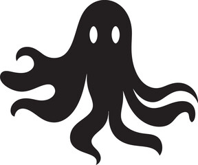 Petite Phantasmal Parade Adorable Ghost Icons Diminutive Spectral Surprise Tiny Ghost Illustrations