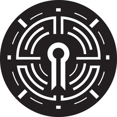 Code Con Artist Sinister Vector Thief Symbol Stealthy Saboteur Digital Cyber Thief Graphic