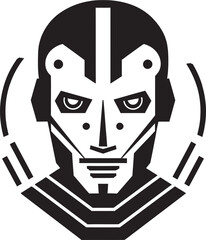 Circuitry Conductor Vector Cybernetic Design Electronic Avatar Futuristic Robot Icon