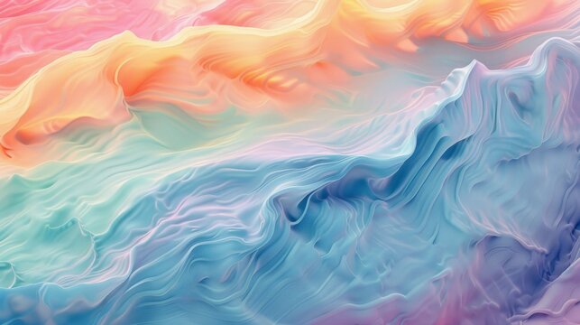 a flowing river of pastel colors  background