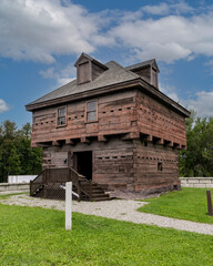 Fort Kent, Maine: Fort Kent Blockhouse. American fortification built during border tensions with...