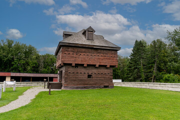 Fort Kent, Maine: Fort Kent Blockhouse. American fortification built during border tensions with...