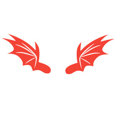 red dragon wing vector