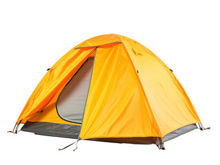 a yellow tent with a grey and grey lining - Powered by Adobe