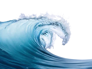 Foto op Plexiglas a large wave with white foam © White