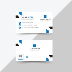 Unique visiting card. Business card use for personal and business. Modern concept business card design. business card template. Vector illustration design, Double sided business card .