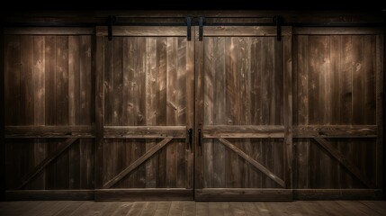 vintage wood barn doors