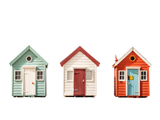 Fototapeta na wymiar a row of small houses
