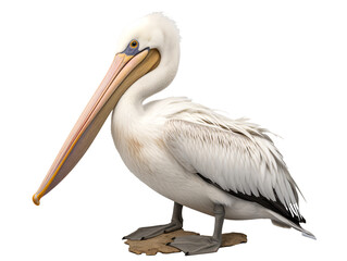 Fototapeta na wymiar a white bird with a long beak