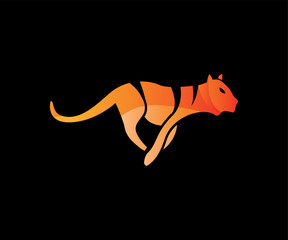 tiger logo sport ilustration modern