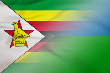 Zimbabwe and Djibouti national flag transborder contract DJI ZWE