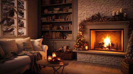 warmth cozy fireplace tv