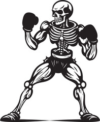 Bone Yard Brawls Energy of Skeleton Boxing