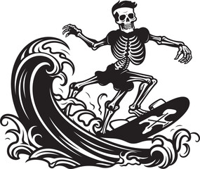Skeletons of the Surf Riding the Waves of Eternity