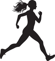 Fototapeta na wymiar Women in Motion The Evolution of Running Culture