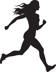 Fototapeta na wymiar Running on Resilience Women Overcoming Adversity with Every Step