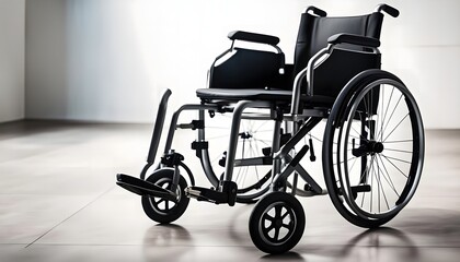 Fototapeta premium wheelchair isolated on white background