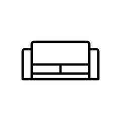 Sofa icon vector. sofa icon illustration