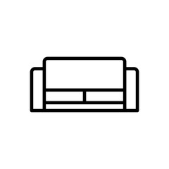 Sofa icon vector. sofa icon illustration