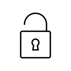 Lock icon vector. Padlock icon vector. Encryption icon. Security symbol
