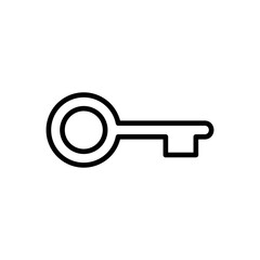 Key icon vector. Key vector icon. Key symbol