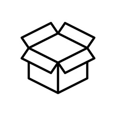 Box icon vector. box vector icon, package, parcel