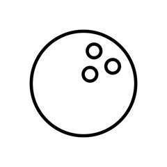 Bowling icon vector. bowling ball and pin icon. bowling pins
