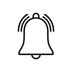 Bell Icon vector. Notification icon for your web site design