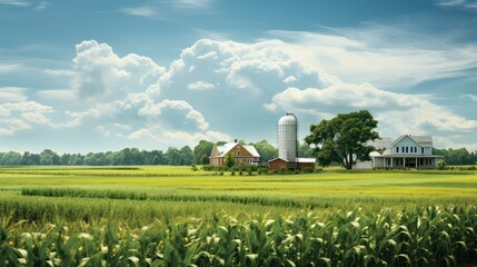 Fototapeta na wymiar rural southern farm