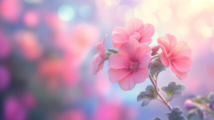 Fototapeta na wymiar pink flowers in spring