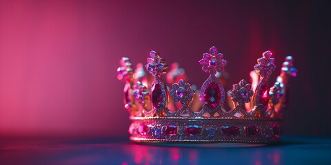low key image of beautiful queen/king crown. vintage filtered. fantasy medieval period