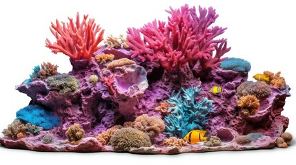 Obraz na płótnie Canvas fish coral aquarium