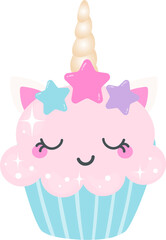 Unicorn cupcake