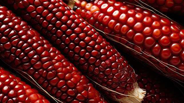 harvest red corn