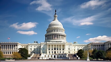 Naklejka premium congress capitol hill building