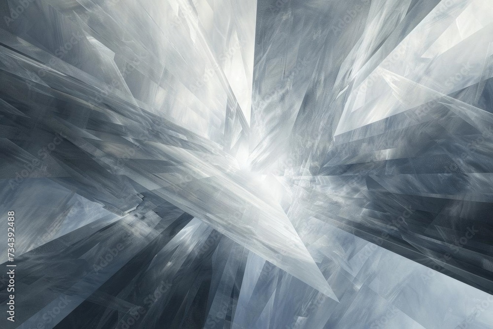 Poster sophisticated abstract background in shades of gray and blue with elegant rays of light ideal for a 