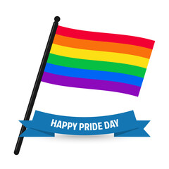 lgbt flag, happy pride day 