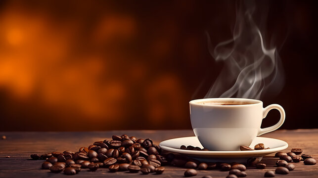 Coffee close-up background, business shot © ma
