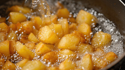 pan frying potatoes 