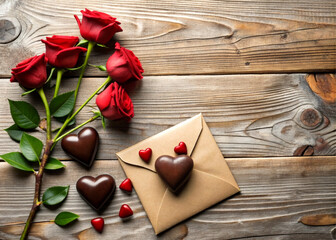 Naklejka na ściany i meble rose, love, flower, heart valentine