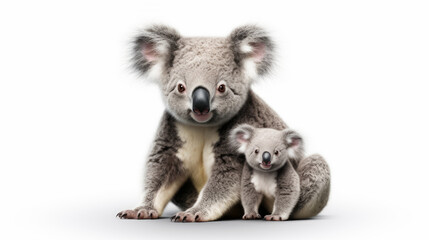 Koala Bear with young Baby