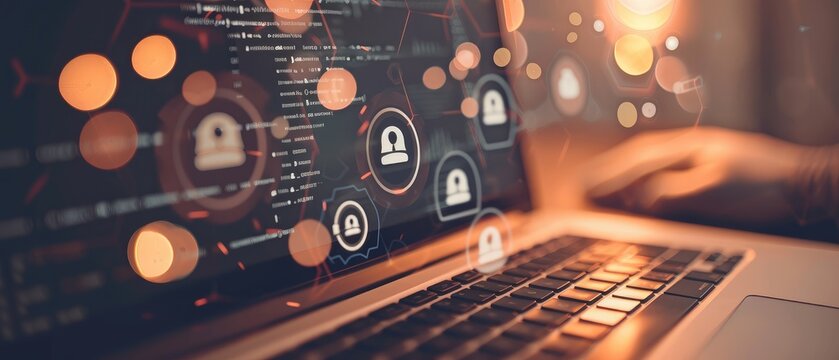 Cyber Security Encryption Technology Concept