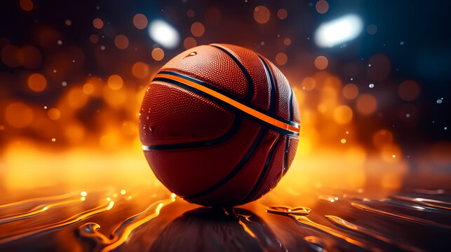 Basketball illustration, sport concept