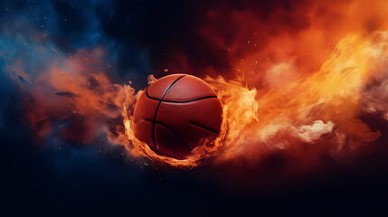 Obraz premium Basketball illustration, sport concept